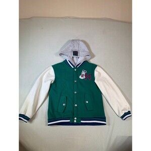 Disney junior Mickey varsity button up jacket hoodie